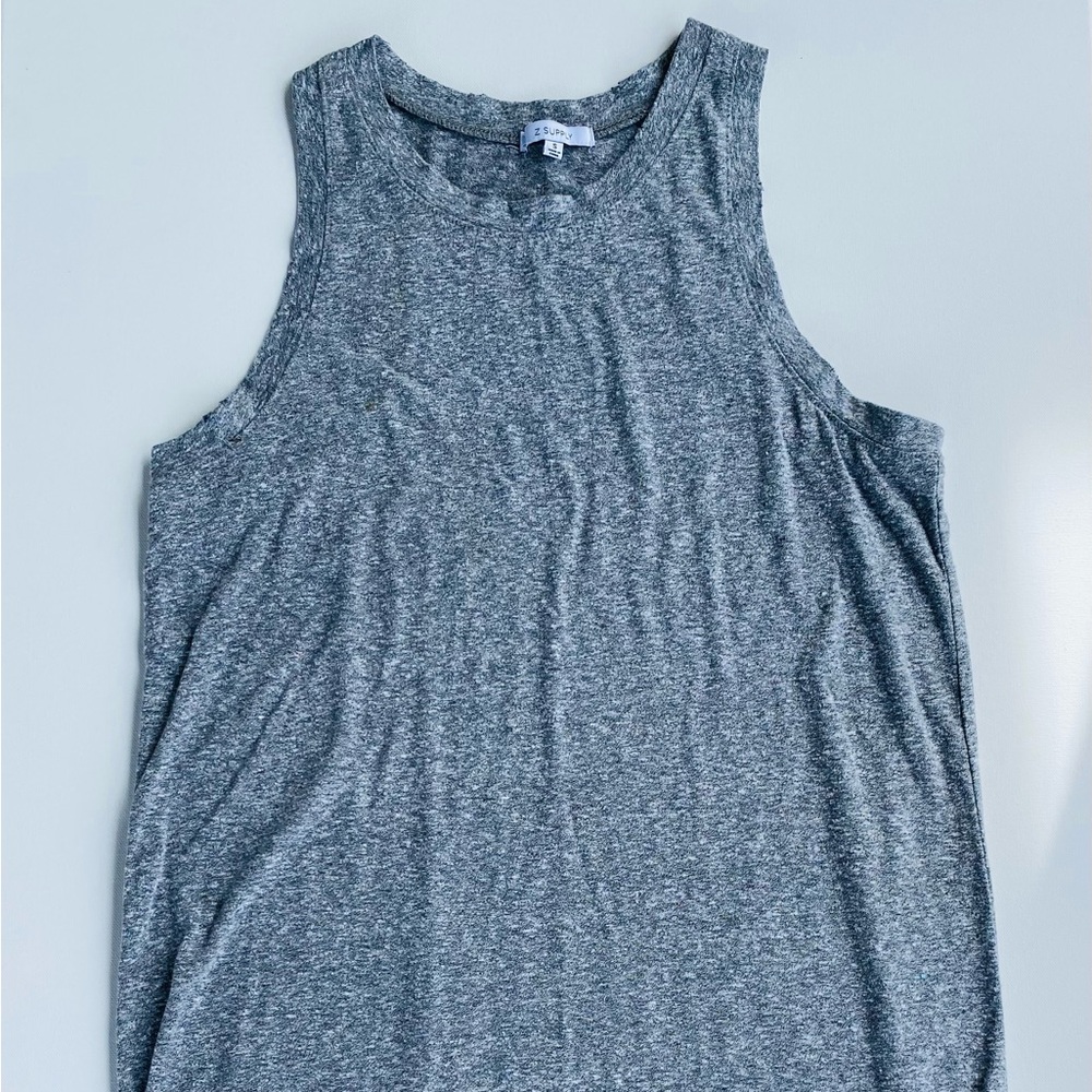 Z Supply Gray Sleeveless Dress